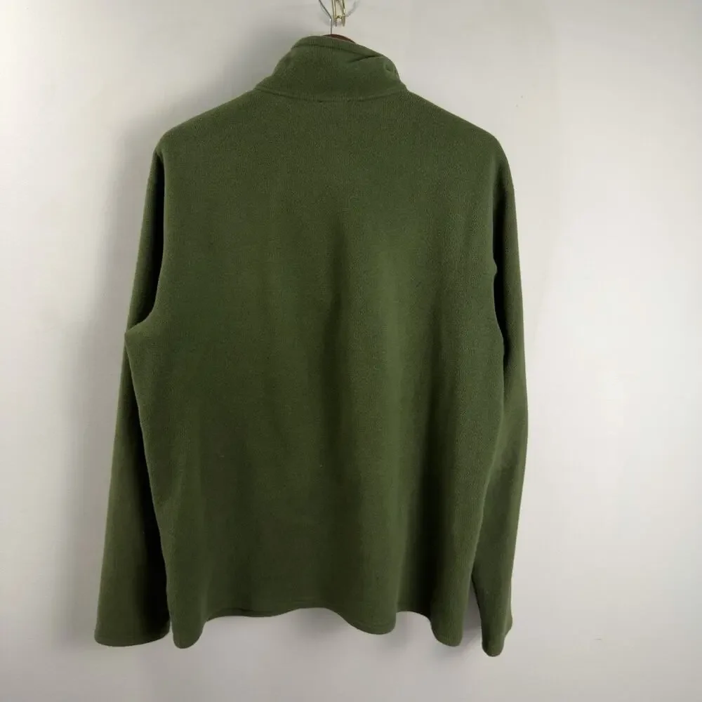 The North Face Gray Fleece Quarter Zip Pullover Sweater Sweatshirt Men's Size XL